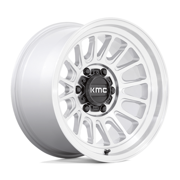 KMC KM724 IMPACT OL Silver Machined 17x9 -12 5x127mm 71.5mm