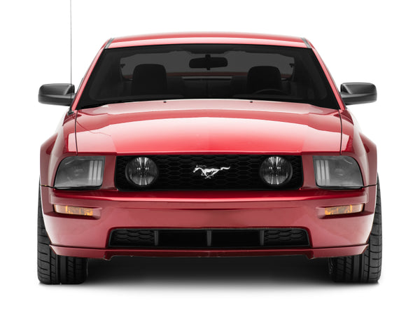 Raxiom 2005 - 2009 Ford Mustang w/ Halogen Projector Headlights- Black Housing (Clear Lens) (No GT500 )
