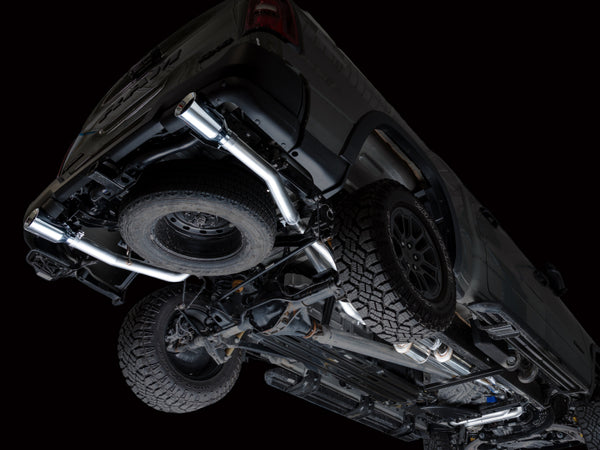 AWE Tuning 2025+ RAM 1500 3.0TT Rebel 0FG Cat-Back Exhaust w/ Chrome Silver Tips