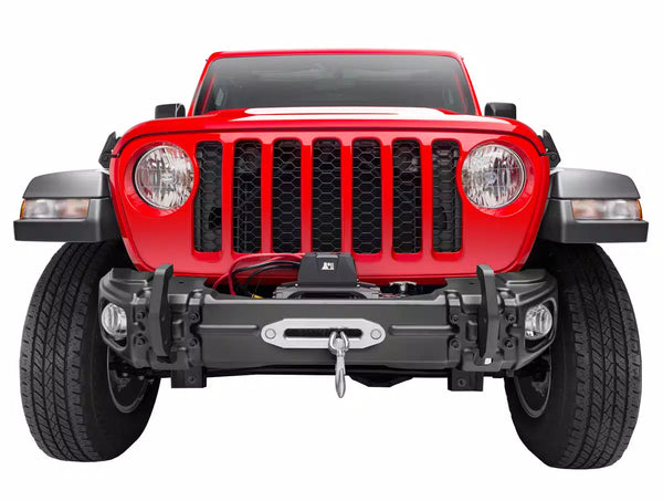 Rugged Ridge Arcus Front Bumper Set W/Tray & Hooks 2018 + Jeep Wrangler JL/JT