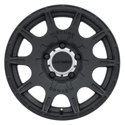 Method MR308 Roost 17x8.5 0mm Offset 5x5 5x127 71.5mm CB Matte Black Wheel