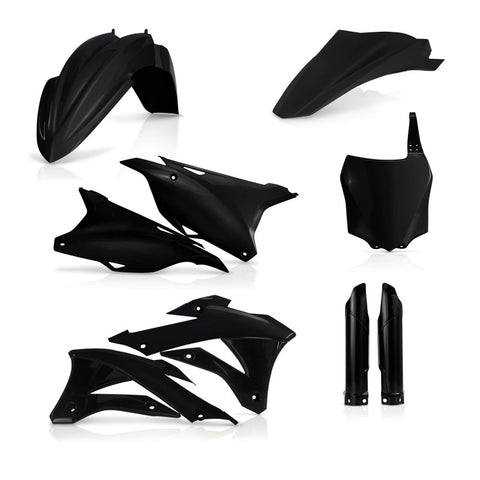 Acerbis 2014 -  2024 Kawasaki KX85 / 2014 - 2021 KX100 Full Plastic Kit - Black