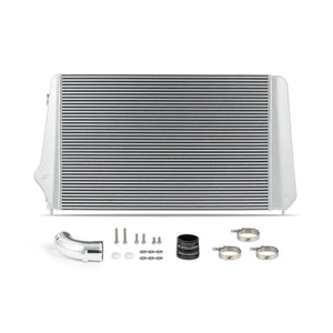 Mishimoto 2017 - 2019 GM 6.6L L5P Duramax Intercooler - Silver / Black