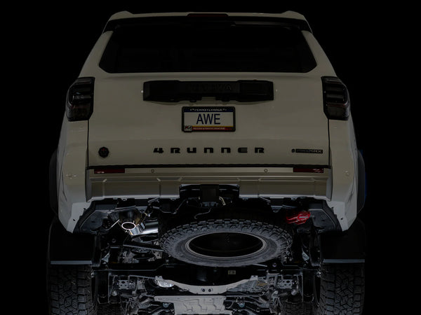 AWE Tuning 2024+ Toyota Land Cruiser / 2025+ Toyota 4Runner 0FG Cat-Back Exhaust w/ BashGuard
