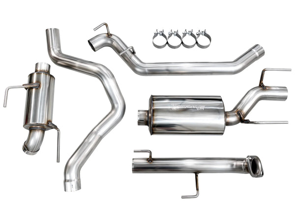 AWE Tuning 2024+ Toyota Land Cruiser / 2025+ Toyota 4Runner 0FG Cat-Back Exhaust w/ BashGuard