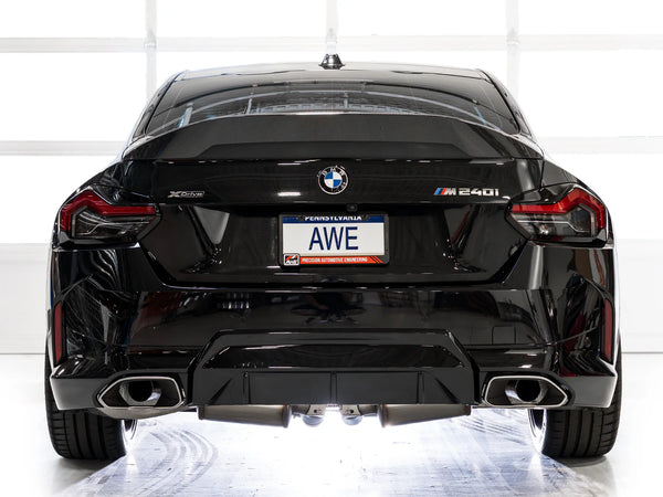 AWE Tuning 2022 - 2026 BMW M240i (G42) Track Edition Exhaust - OE Tips