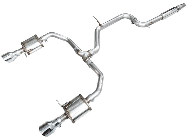 AWE 2022 + Volkswagen Jetta GLI Touring Edition Exhaust - Chrome Silver Tips