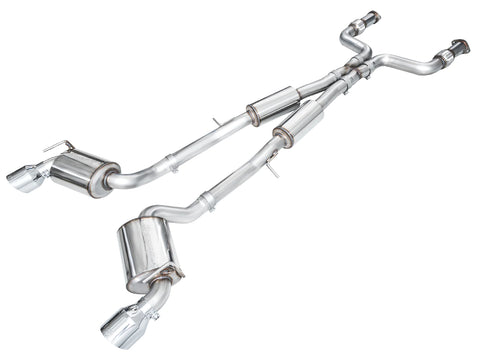 AWE 2023 +Nissan Z RZ34 RWD Touring Edition Catback Exhaust System w/ Chrome Silver Tips