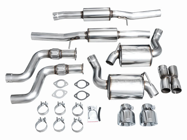 AWE 2023 +Nissan Z RZ34 RWD Touring Edition Catback Exhaust System w/ Chrome Silver Tips