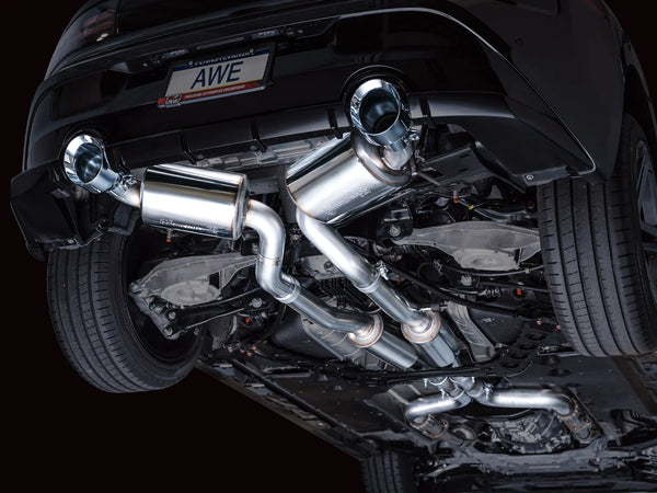 AWE 2023 +Nissan Z RZ34 RWD Touring Edition Catback Exhaust System w/ Chrome Silver Tips