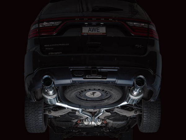 AWE Tuning 2011 - 2024 Dodge Durango 5.7L Touring Edition Exhaust w/ Chrome Silver Tips