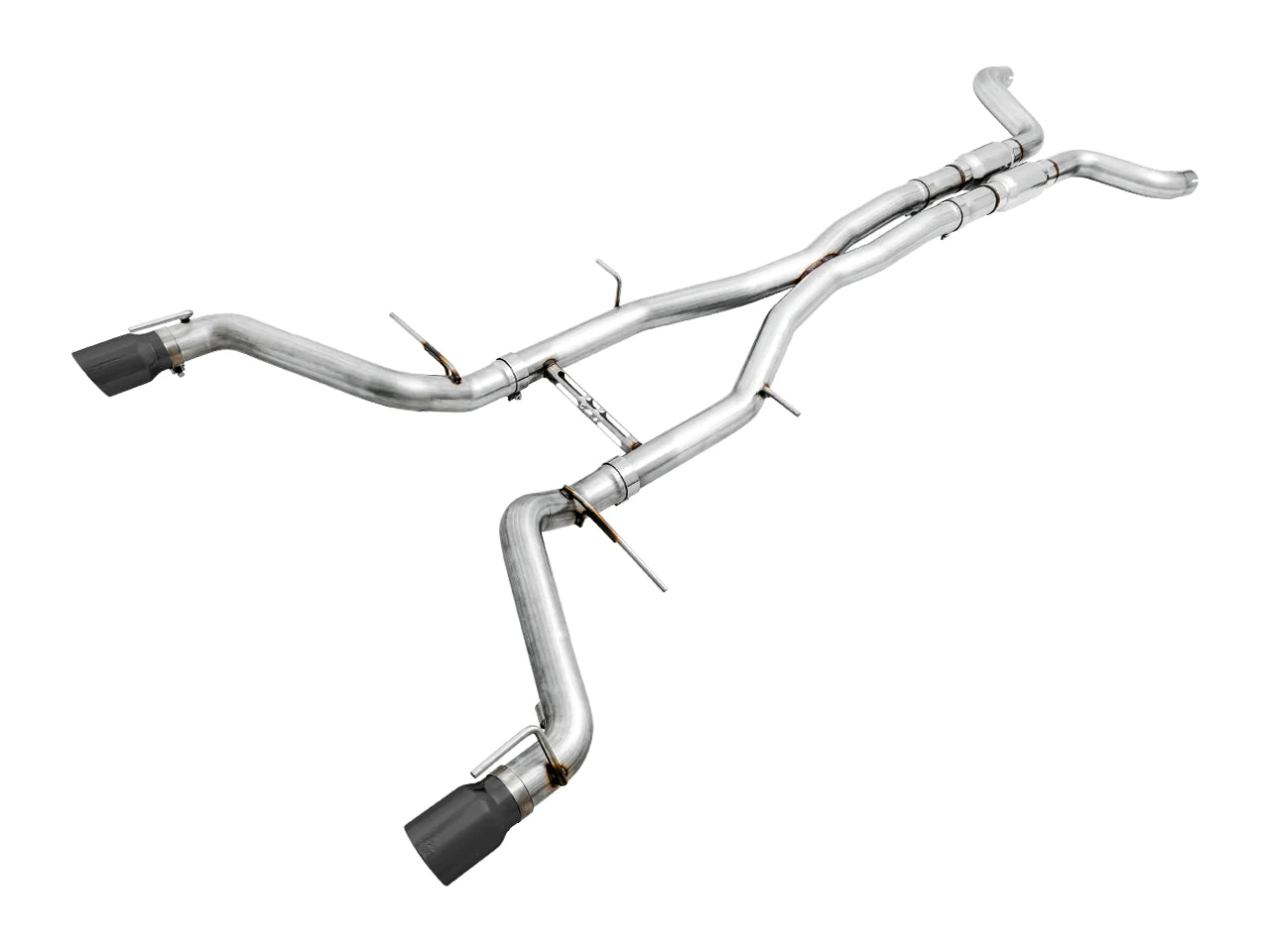 AWE Tuning 2016 - 2024 Chevy Camaro SS / ZL1 / LT1 Non-Res Cat-Back Exhaust - Track Edition (Quad Diamond Black Tips)