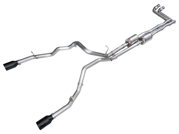 AWE Tuning 2025+ RAM 1500 3.0TT Rebel 0FG Cat-Back Exhaust w/ Diamond Black Tips