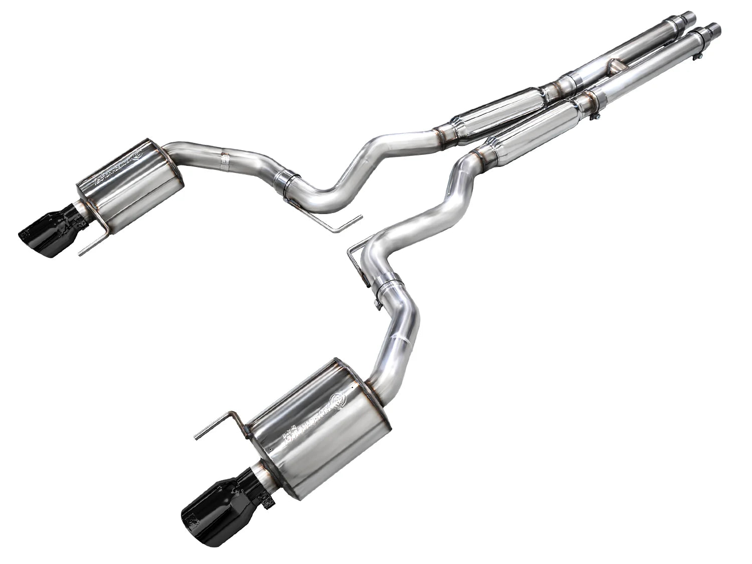 AWE 2024 + Ford Mustang GT Fastback S650 Touring Catback Exhaust w/ Dual Diamond Black Tips