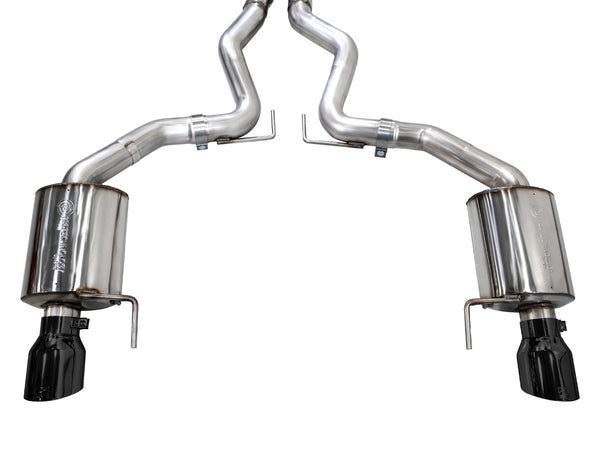 AWE 2024 + Ford Mustang GT Fastback S650 Touring Catback Exhaust w/ Dual Diamond Black Tips