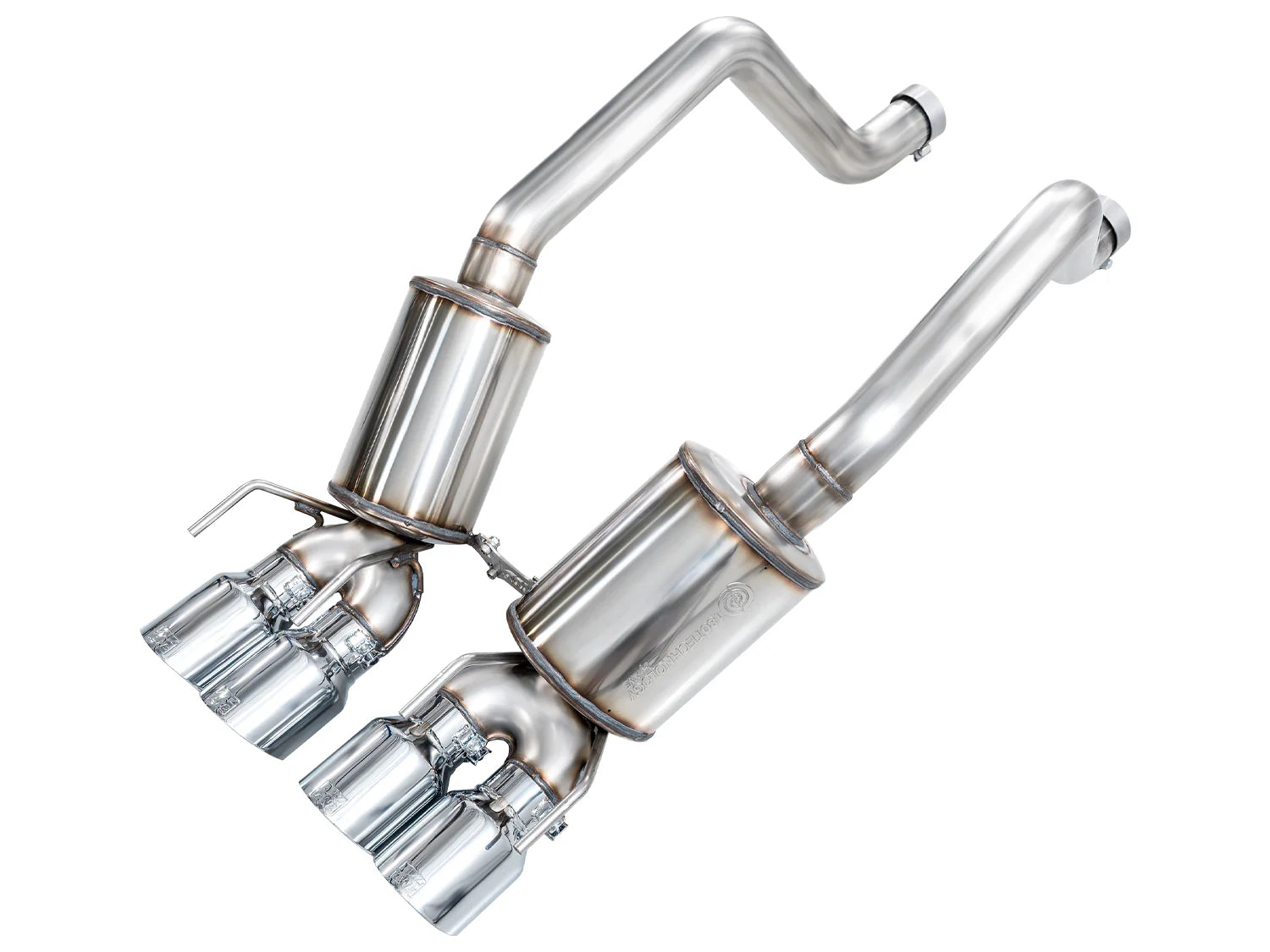 AWE Touring Edition Axleback Exhaust for C6 Chevrolet Corvette Z06/ZR1 - Chrome Silver Tips