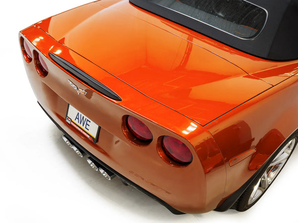 AWE Tuning 2005 - 2007 C6 Chevrolet Corvette 6.0L / 2008 Corvette 6.2L Track Edition Axleback Exhaust w/ Chrome Silver Tips