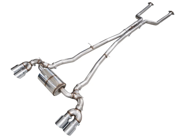AWE BMW G90/G99 M5 Touring Edition Catback Exhaust - Chrome Silver Tips