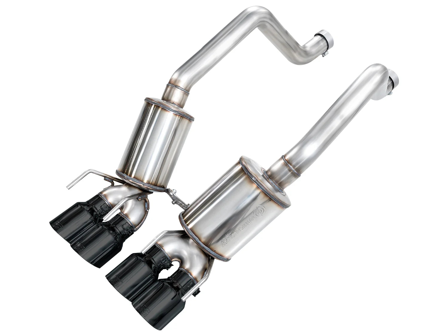 AWE Touring Edition Axleback Exhaust for C6 Chevrolet Corvette Z06/ZR1 - Diamond Black Tips