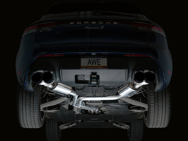 AWE Tuning 2022+ Porsche Macan 2.9TT Touring Edition Catback Exhaust w/ Diamond Black Tips