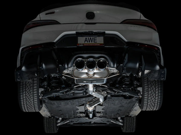 AWE Tuning 2024 + Acura Integra Type S DE5 FWD Touring Edition Exhaust w/ Triple Chrome Silver Tips