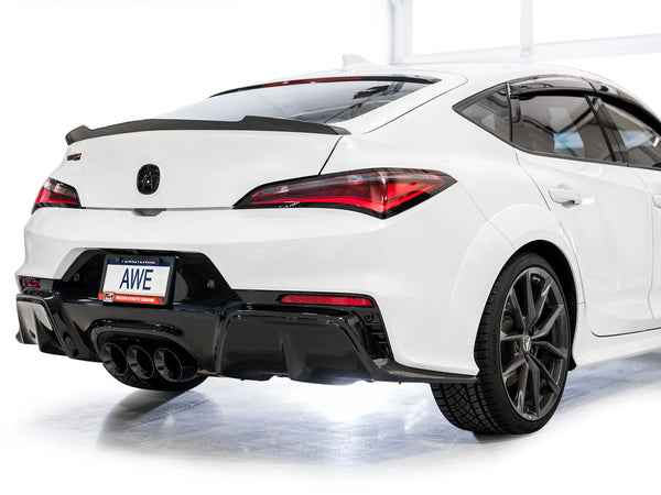 AWE Tuning 2024 + Acura Integra Type S DE5 FWD Touring Edition Exhaust w/ Triple Diamond Black Tips