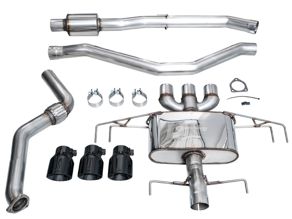 AWE Tuning 2024 + Acura Integra Type S DE5 FWD Touring Edition Exhaust w/ Triple Diamond Black Tips