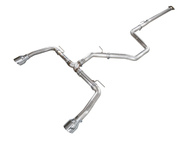 AWE 2022 + Hyundai Elantra N Track Edition Cat-Back Exhaust - Chrome Silver Tips