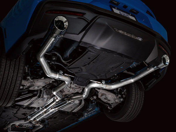 AWE 2024 + Ford Mustang GT Fastback S650 Track Edition Catback Exhaust w/ Dual Chrome Silver Tips