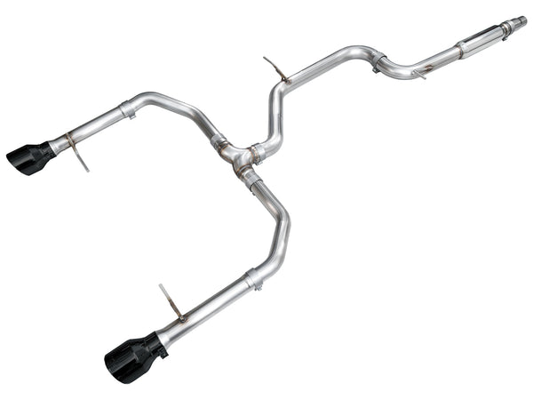 AWE 2022 + Volkswagen Jetta GLI Track Edition Exhaust - Diamond Black Tips