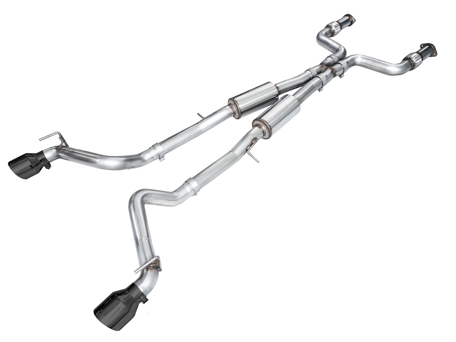 AWE 2023 + Nissan Z RZ34 RWD Track Edition Catback Exhaust System w/ Diamond Black Tips