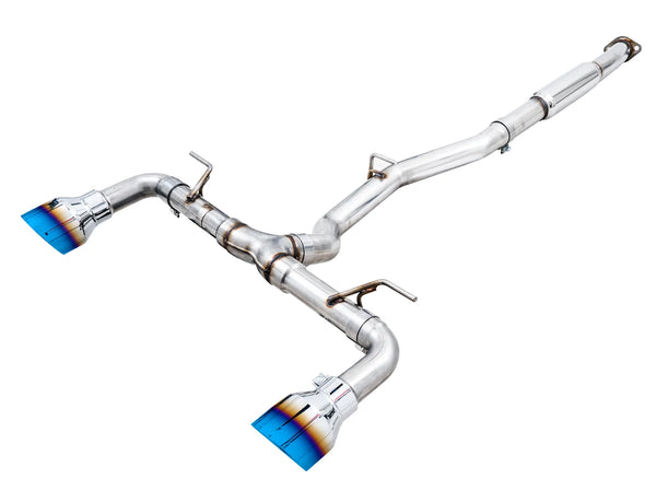 AWE Track Edition Exhaust for Subaru BRZ / Toyota GR86 / Toyota 86 / Scion FR-S - Vapor Blue Tips