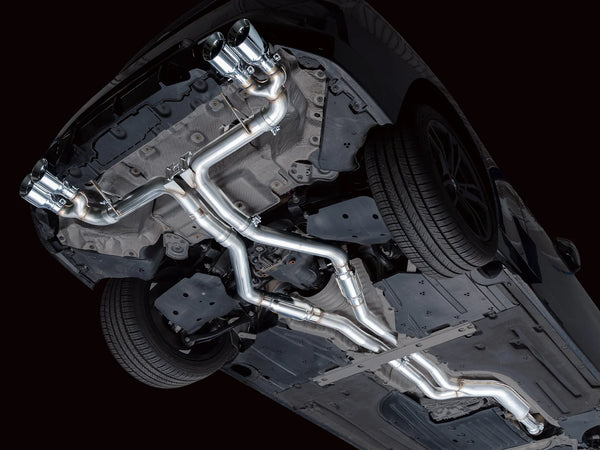 AWE Tuning 2022 - 2026 BMW M240i (G42) Track Edition Exhaust - Chrome Silver Tips