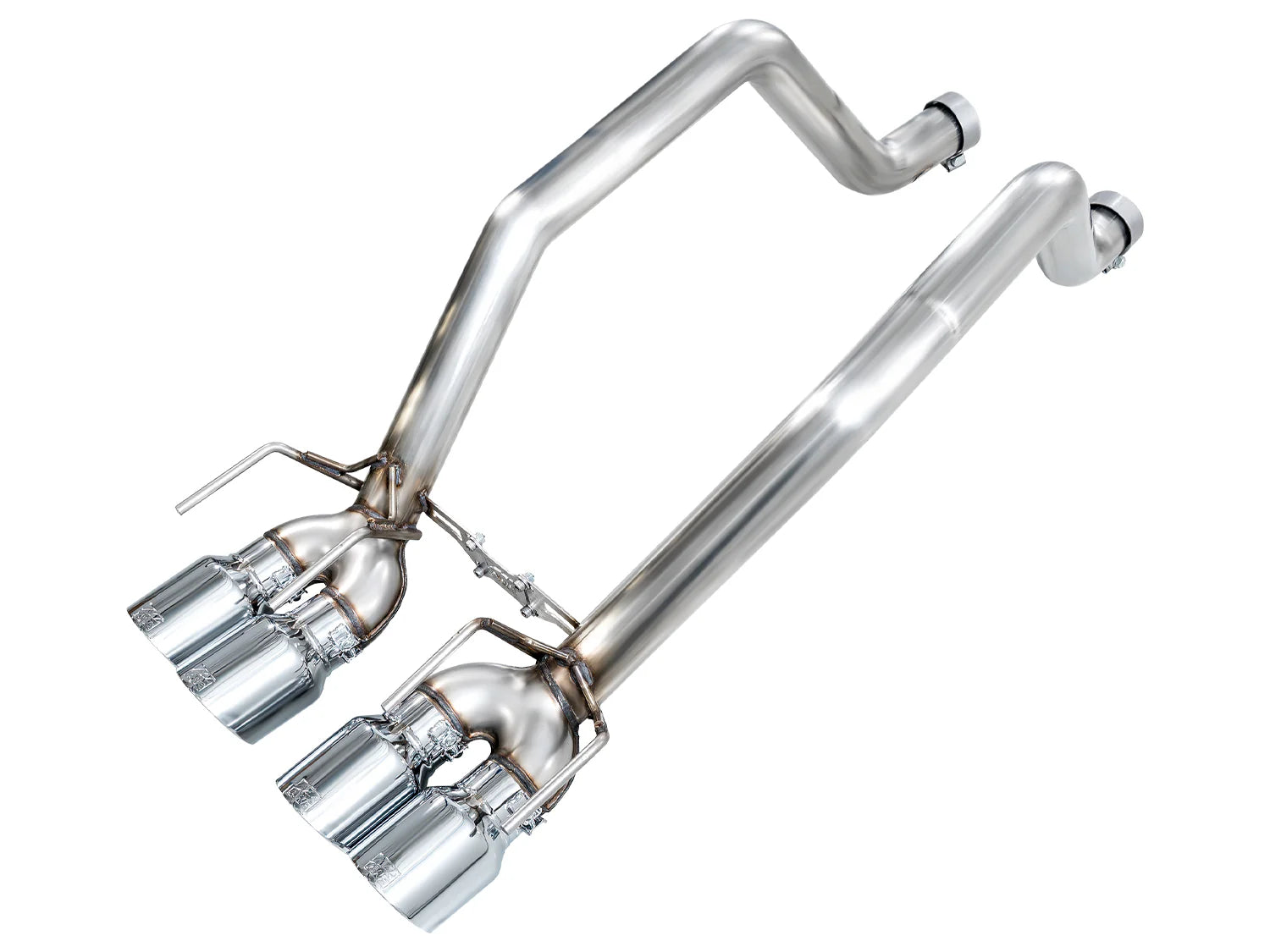 AWE Track Edition Axleback Exhaust for C6 Chevrolet Corvette Z06/ZR1 - Chrome Silver Tips