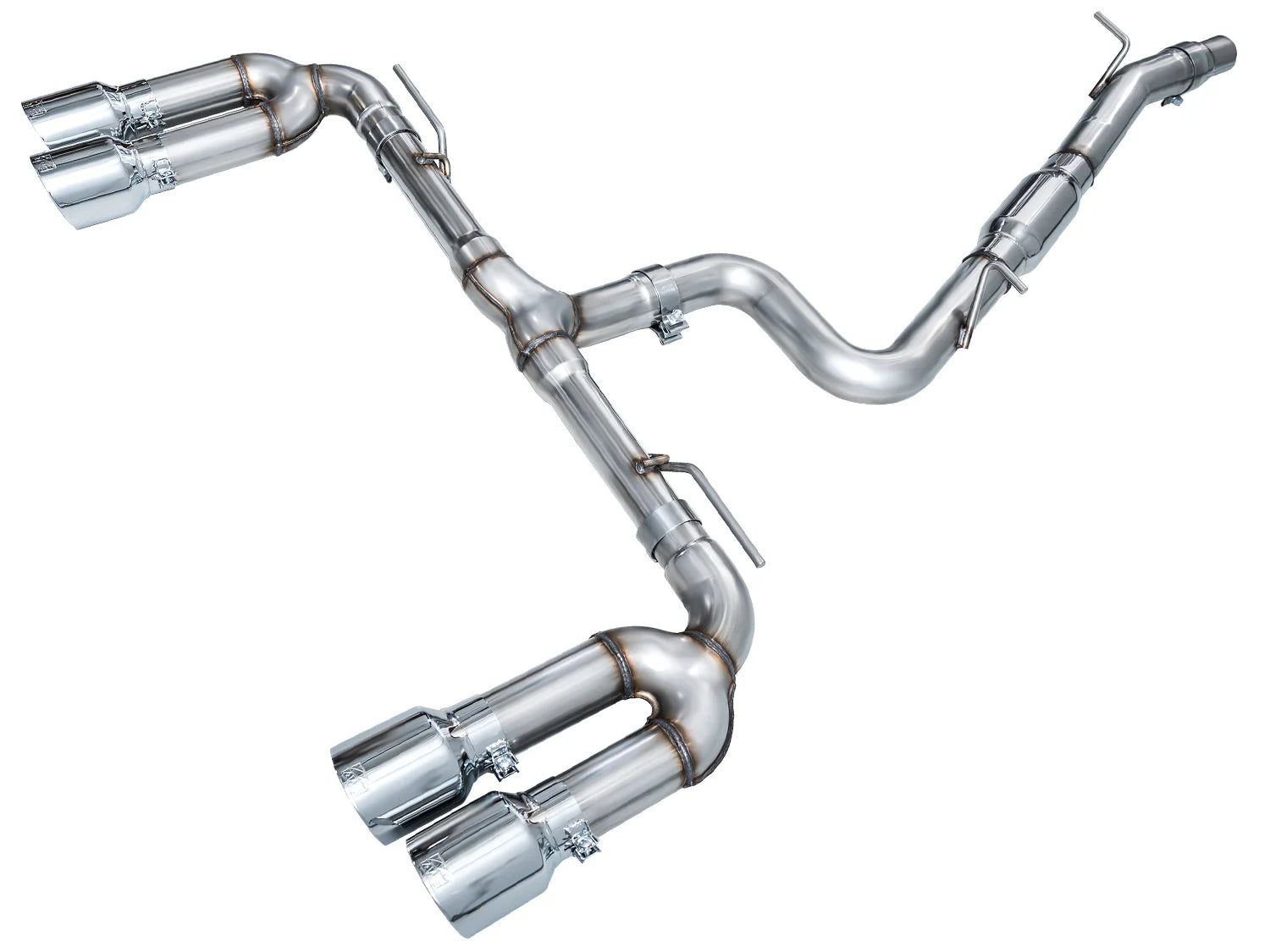 AWE 2022 + Audi 8Y S3 Track Edition Exhaust - Chrome Silver Tips