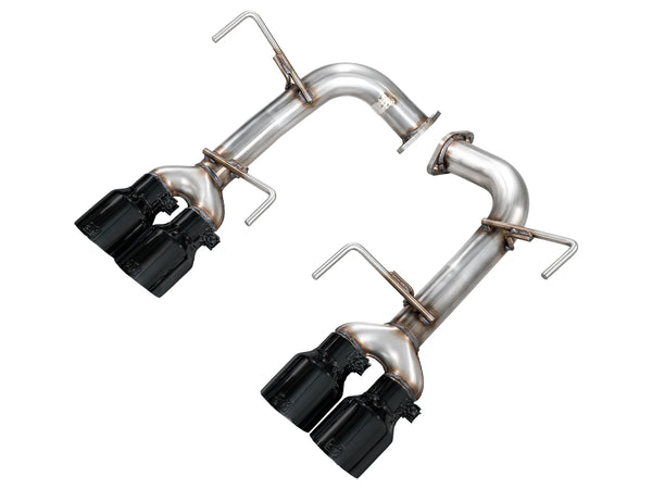 AWE Tuning 2022 + Subaru VB WRX Track Edition Axleback Exhaust - Diamond Black Tips
