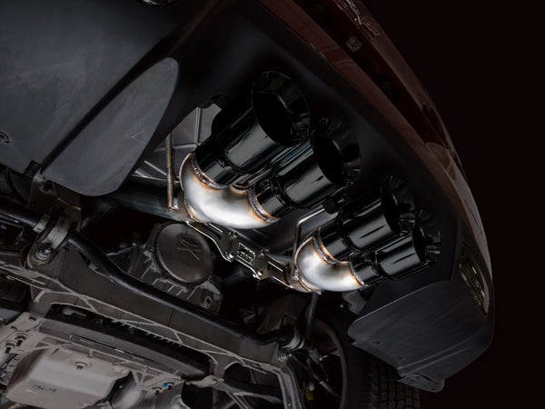 AWE Tuning Track Edition Axleback Exhaust for C6 Chevrolet Corvette 6.0L (2005-2007) and 6.2L (2008) - Diamond Black Tips