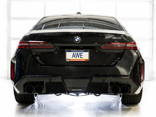 AWE BMW G90/G99 M5 Touring Edition Catback Exhaust - Diamond Black Tips