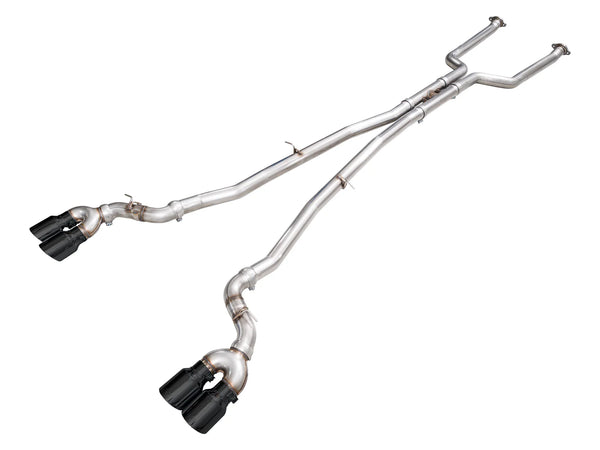 AWE BMW G90/G99 M5 Track Edition Catback Exhaust - Diamond Black Tips