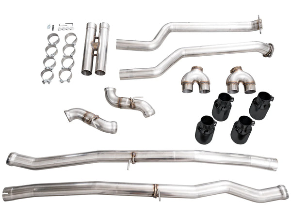 AWE BMW G90/G99 M5 Track Edition Catback Exhaust - Diamond Black Tips