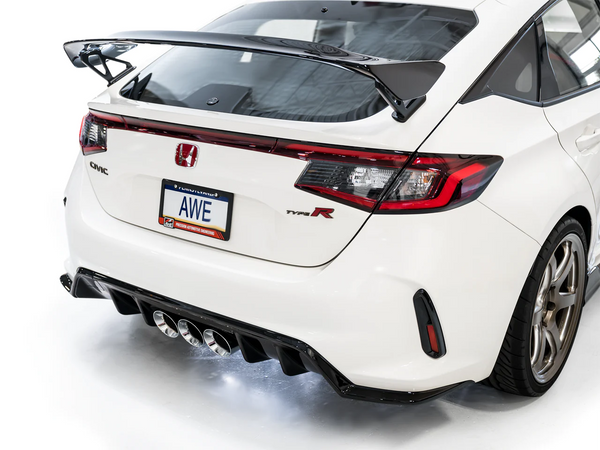 AWE Tuning 2023 + Honda Civic Type R FL5 Touring Edition Exhaust w/ Triple Chrome Silver Tips