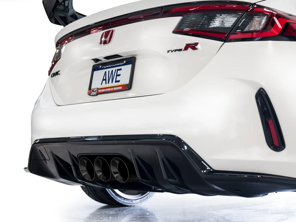 AWE Tuning 2023 + Honda Civic Type R FL5 Track Edition Exhaust w/ Triple Diamond Black Tips