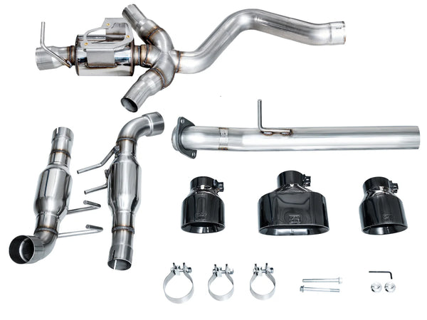 AWE Tuning 2023+ Toyota GR Corolla Track Edition Exhaust - Diamond Black Tips