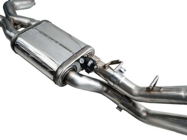 AWE Tuning 2022 - 2024 Ford Bronco Raptor 4WD Dual BashGuards Cat-Back SwitchPath Exhaust (No Tips)