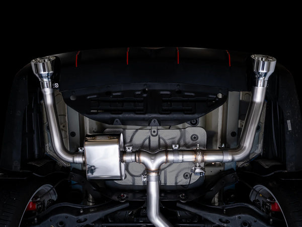 AWE 2022 + Hyundai Elantra N SwitchPath Cat-Back Exhaust - Chrome Silver Tips