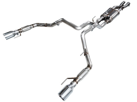 AWE Gen 3 2021 + Ford F-150 Raptor SwitchPath Exhaust - Chrome Silver Tips