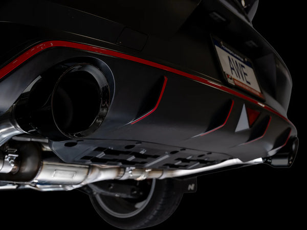 AWE 2022 + Hyundai Elantra N Track Edition Cat-Back Exhaust - Diamond Black Tips