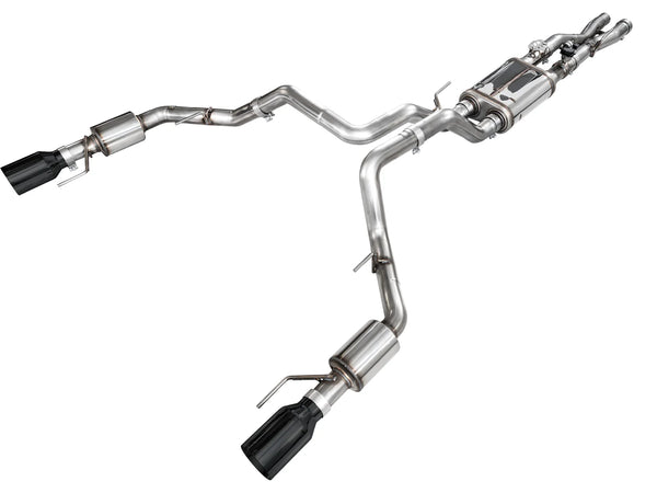 AWE Gen 3 Raptor F-150 R SwitchPath Exhaust - Diamond Black Tips