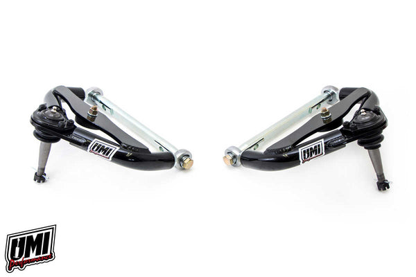 UMI Performance 78-88 G-Body S10 Tubular Front Upper A-Arms Adjustable 1" Taller Ball Joints