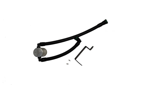 J&L 2025 - 2026 Ford Bronco 2.3L/ 2025 - 2026 Ford Ranger 2.3L Separator 3.0 PCV Side - Clear / Black Anodized
